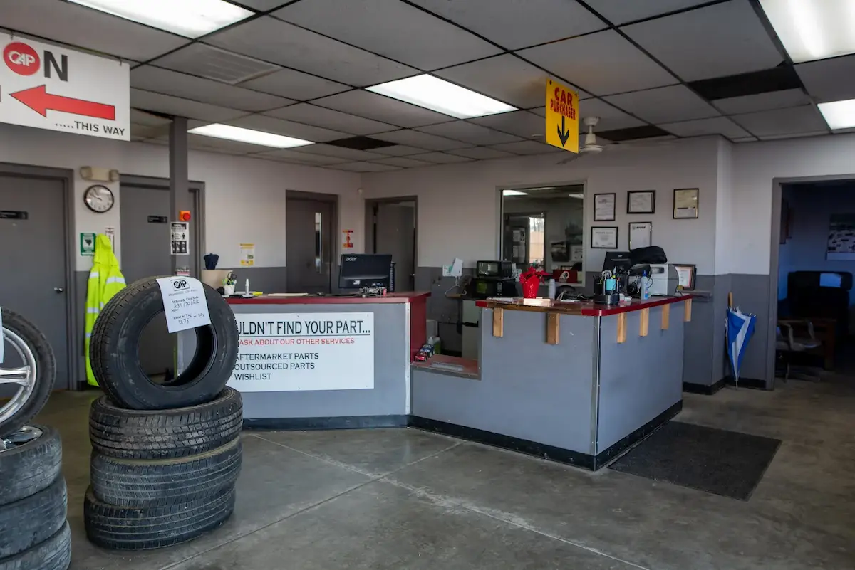 Cashiers desk